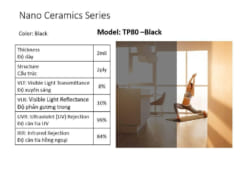 phim cach nhiet Nano ceramics series - TP80-Black