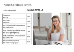 phim cach nhiet Nano ceramics series - TP90-LB